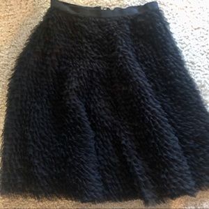 Red Valentino Black Tulle Skirt